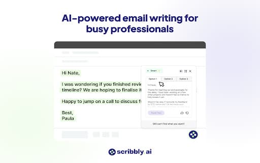 Scribbly AI: ChatGPT Email Assistant thumbnail