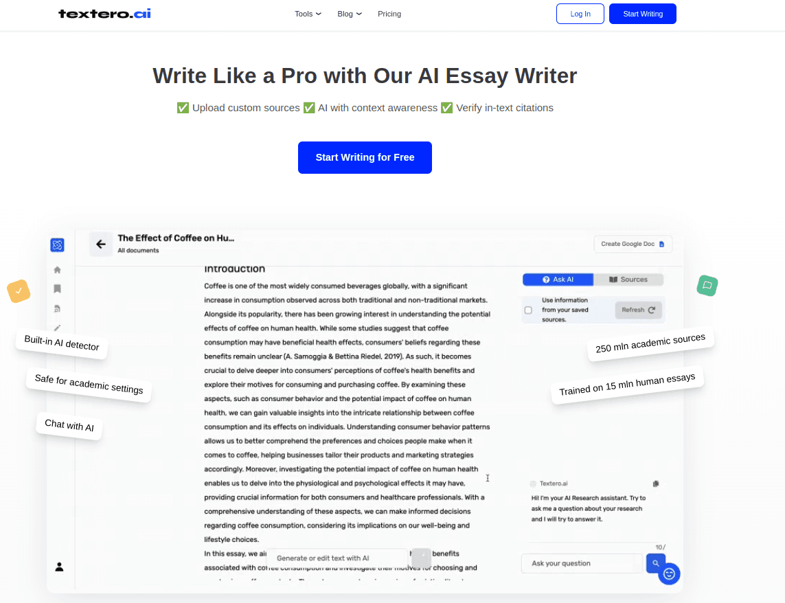 Textero AI Essay Writer Pro thumbnail