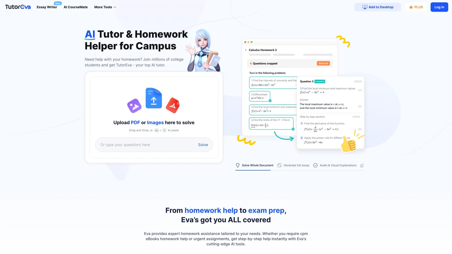 TutorEva: Campus AI Study Help thumbnail
