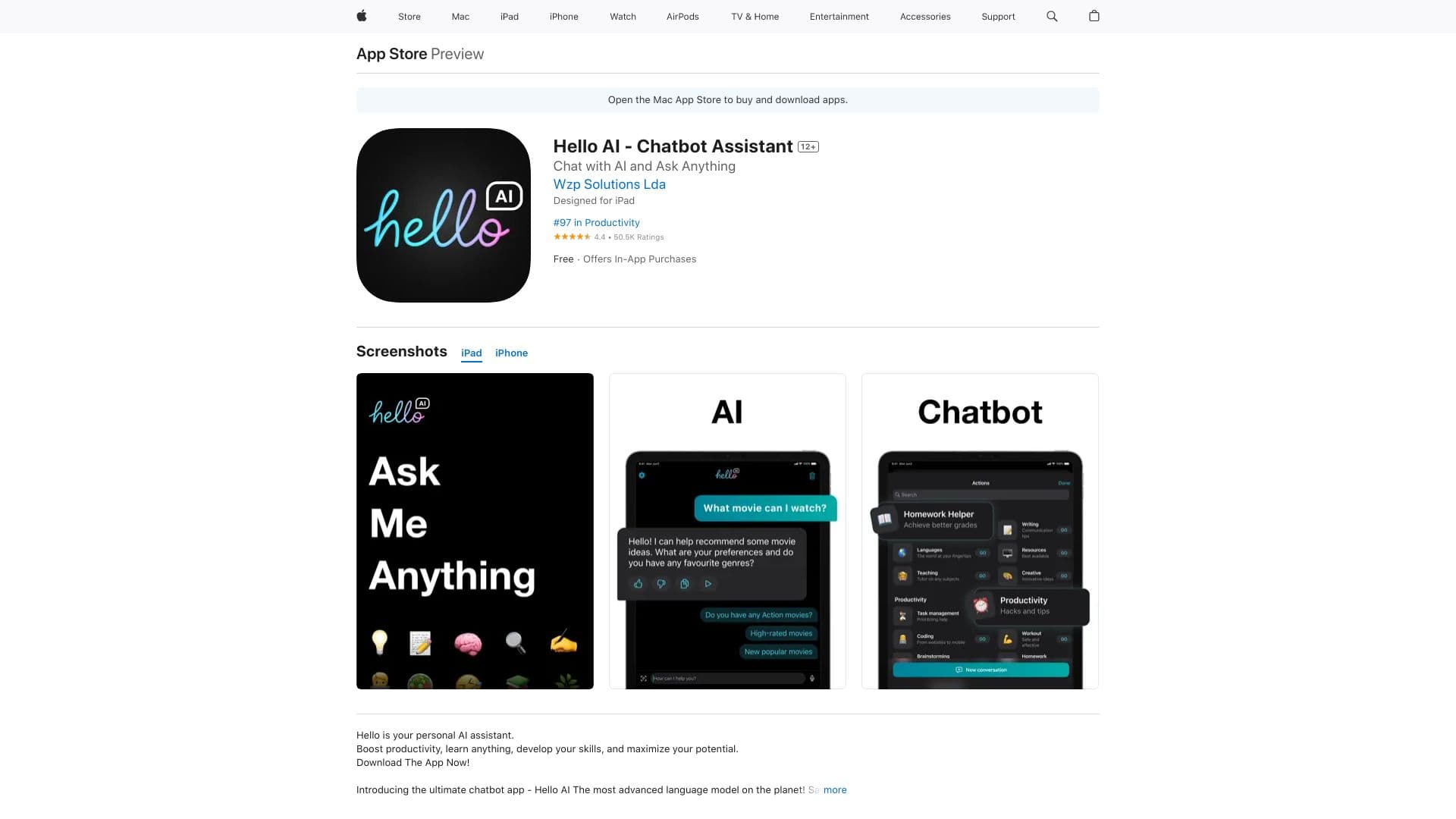 Hello AI - Chatbot Assistant thumbnail