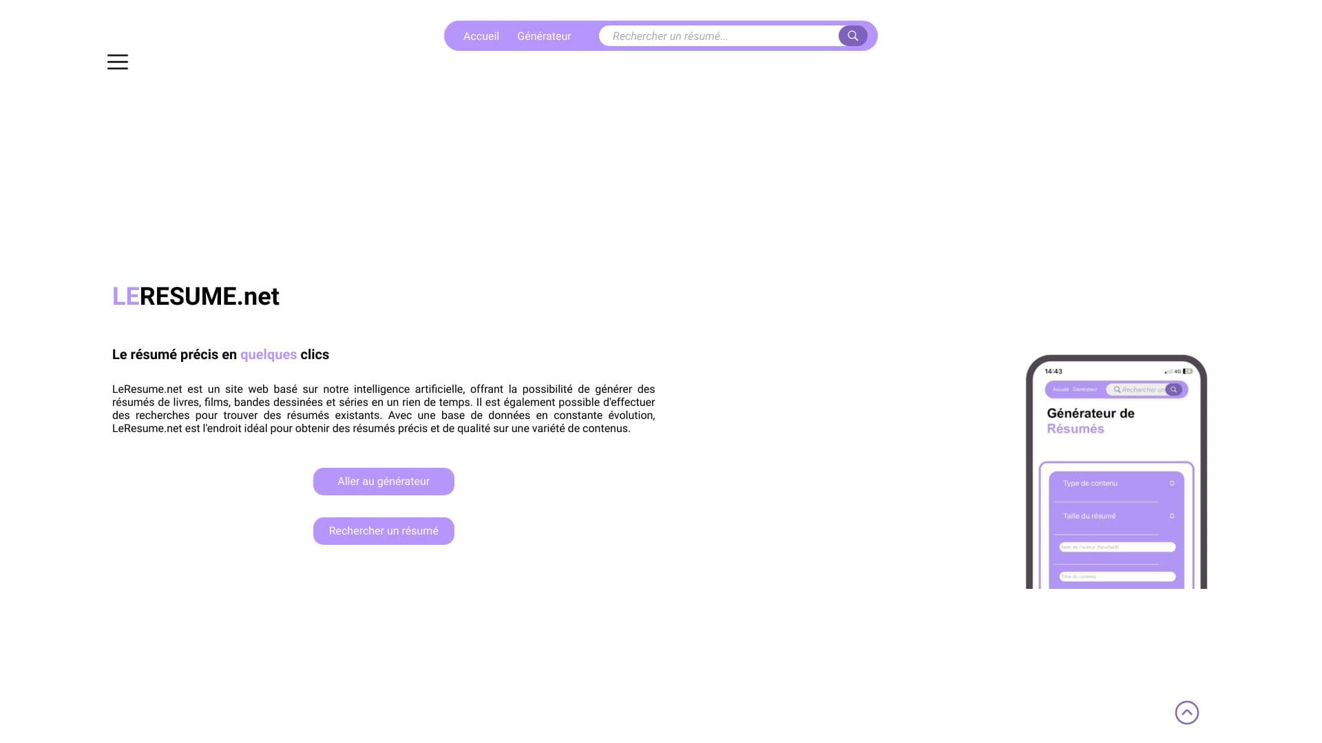 LeResume.net thumbnail