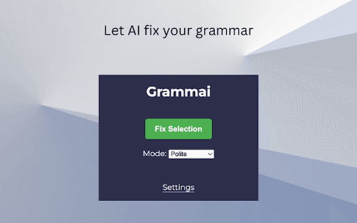 Grammai: AI Grammar Checker (GPT-Powered) thumbnail