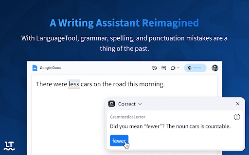AI Grammar Checker & Paraphraser – LanguageTool thumbnail