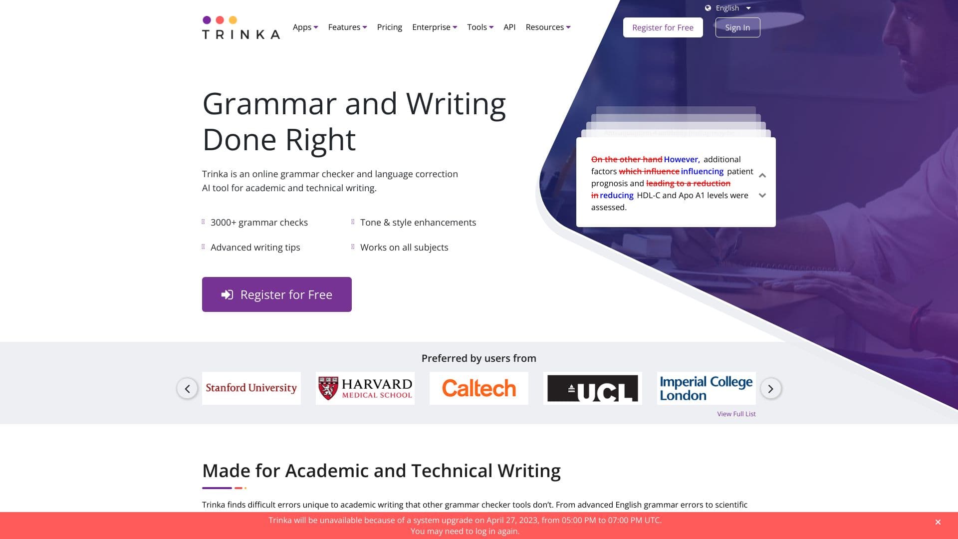 Trinka AI - Grammar Checker Tool thumbnail