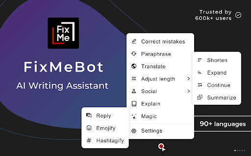 FixMeBot: AI Language Assistant thumbnail