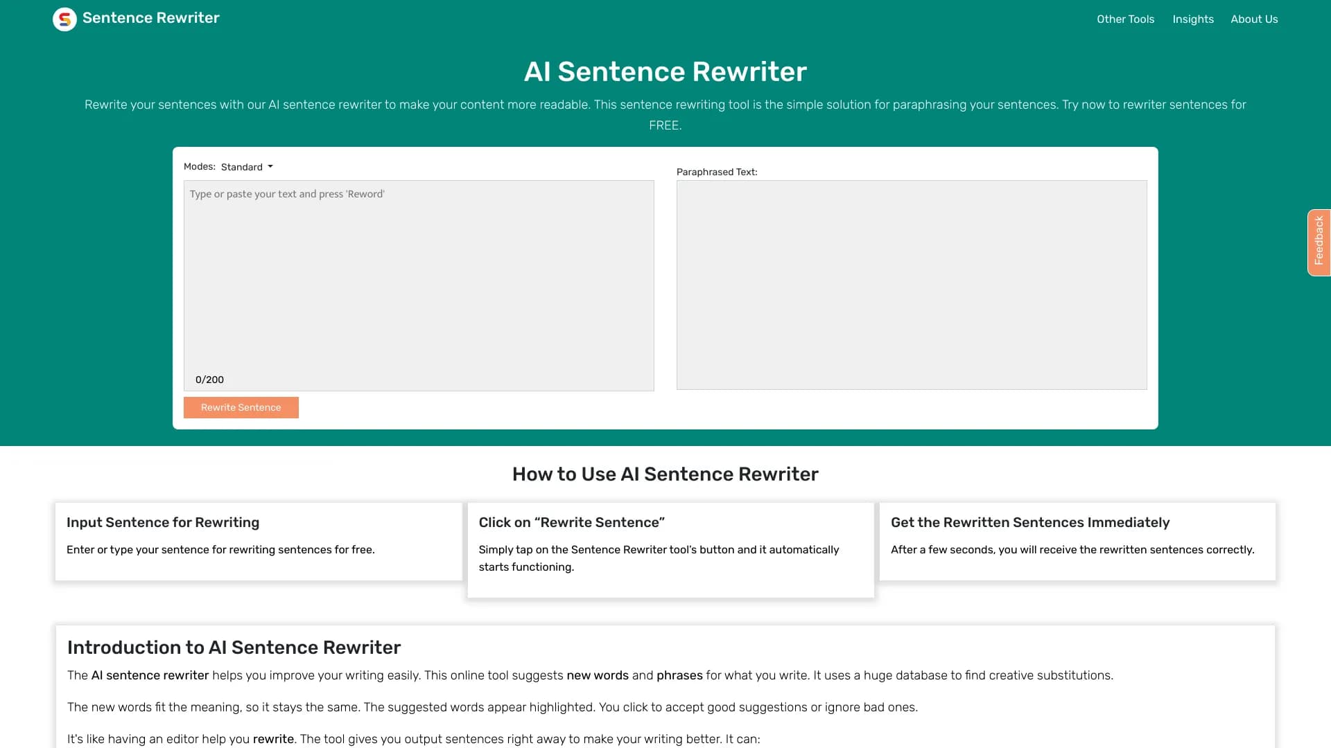 AI Sentence Rewriter thumbnail