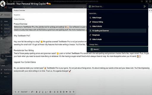 OscarAI - Your Personal Writing Copilot thumbnail