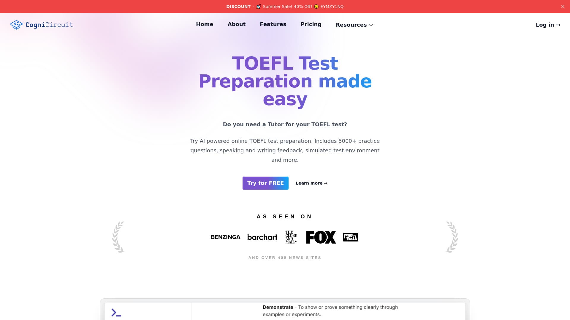 TOEFL Preparation App thumbnail