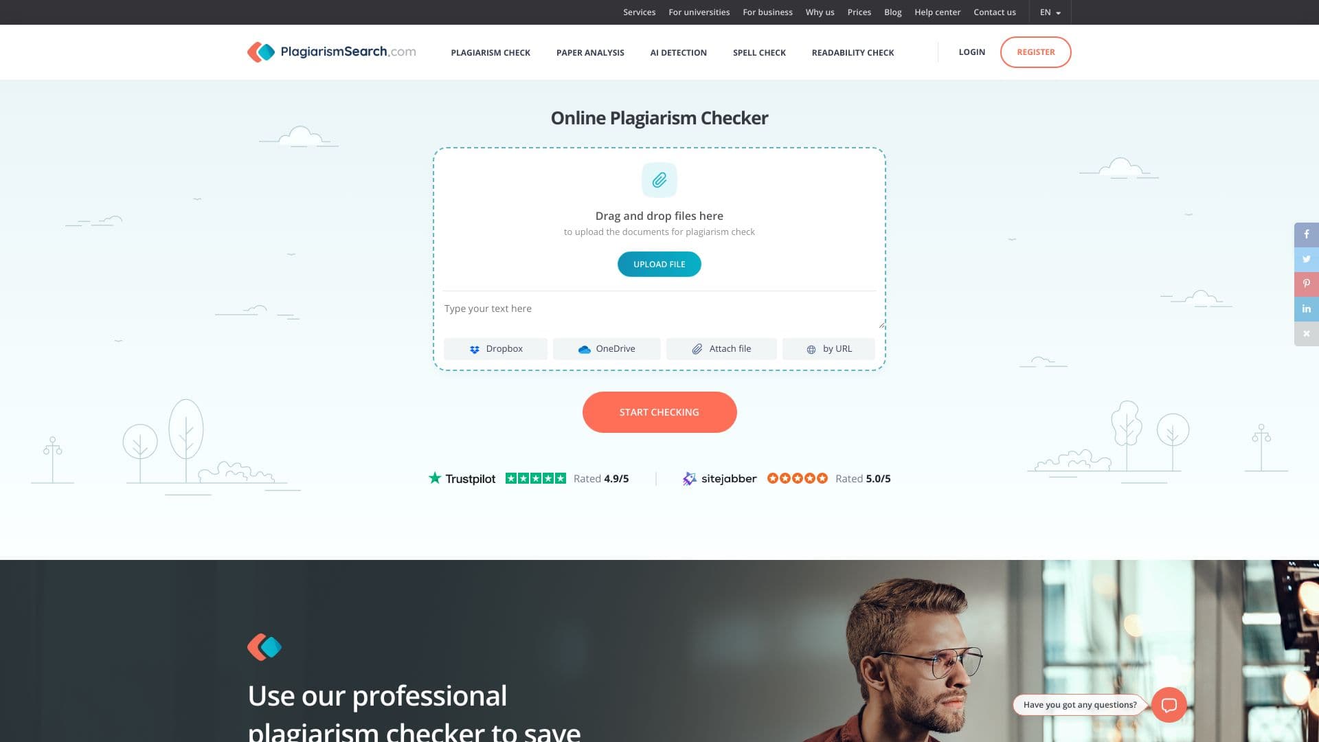 Plagiarismsearch.com thumbnail