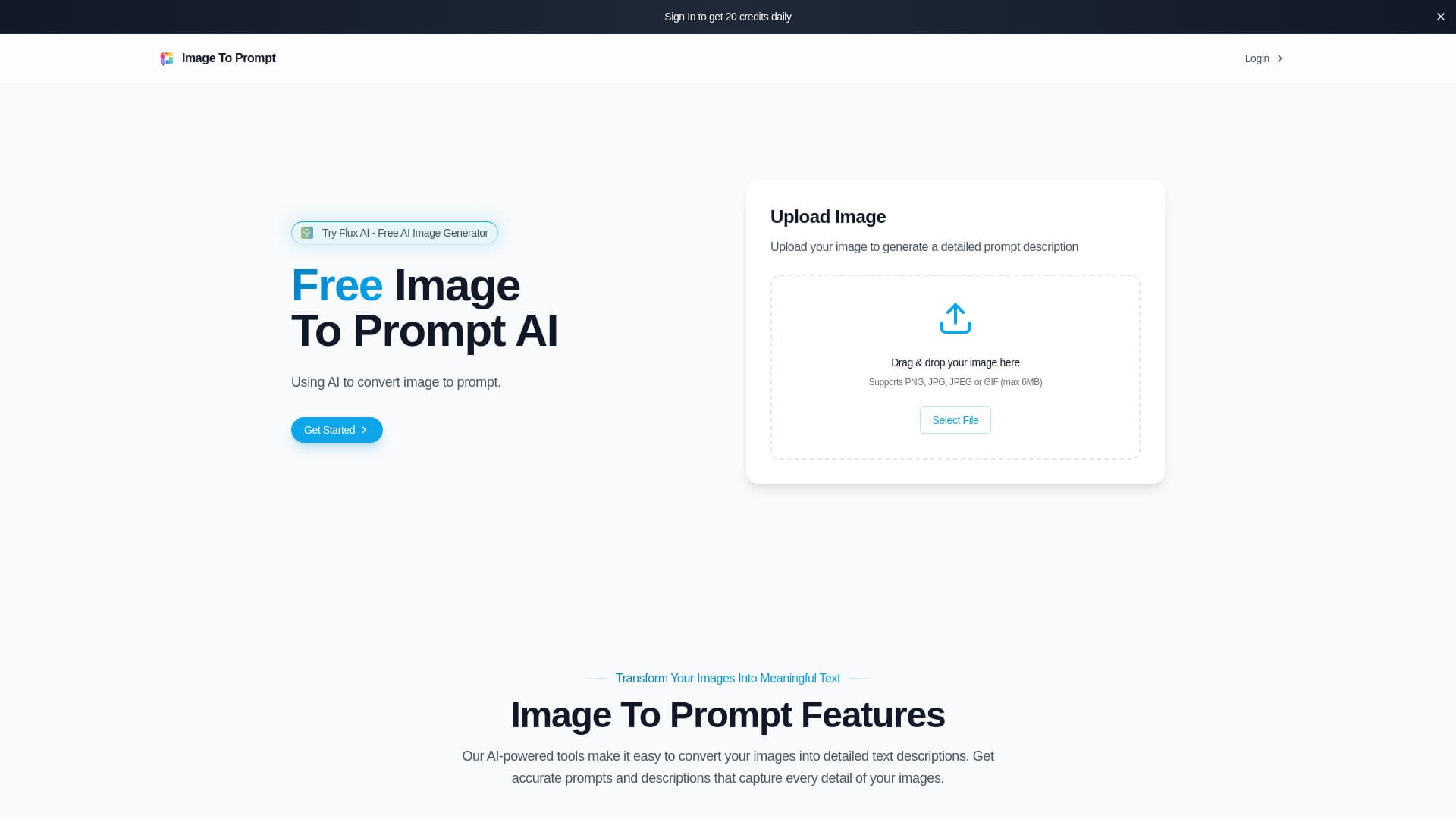 Image to Prompt AI - Free Unlimited Online Tool thumbnail