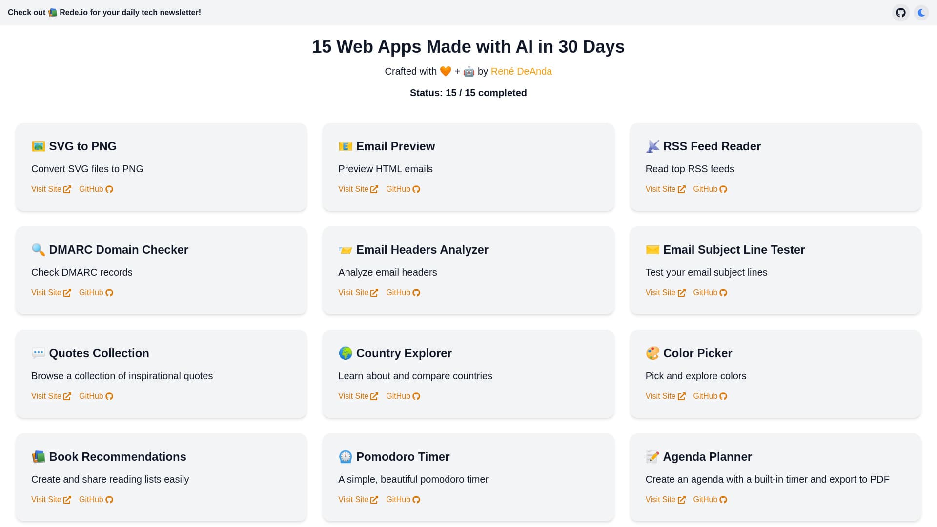 Makr.io - 15 web apps in 30 days thumbnail