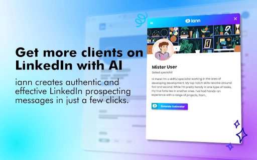 iann - AI-powered LinkedIn™ Prospecting Tool thumbnail