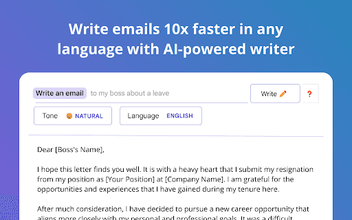 MagicWriter - Your AI Email Writer Assistant thumbnail