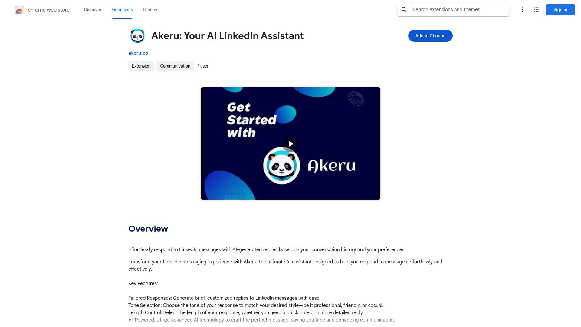Akeru: Your AI LinkedIn Assistant thumbnail
