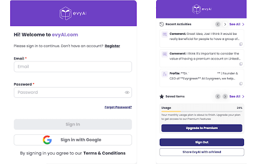 evyAI - Content AI for LinkedIn using OpenAI thumbnail
