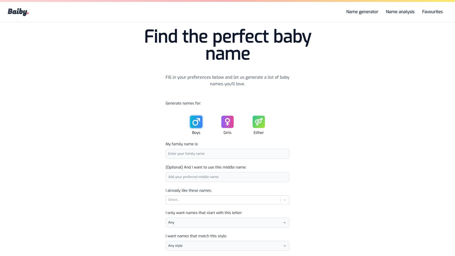 Baiby - Baby Name Generator thumbnail