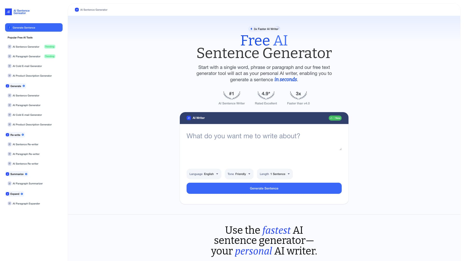AI Sentence Generator thumbnail