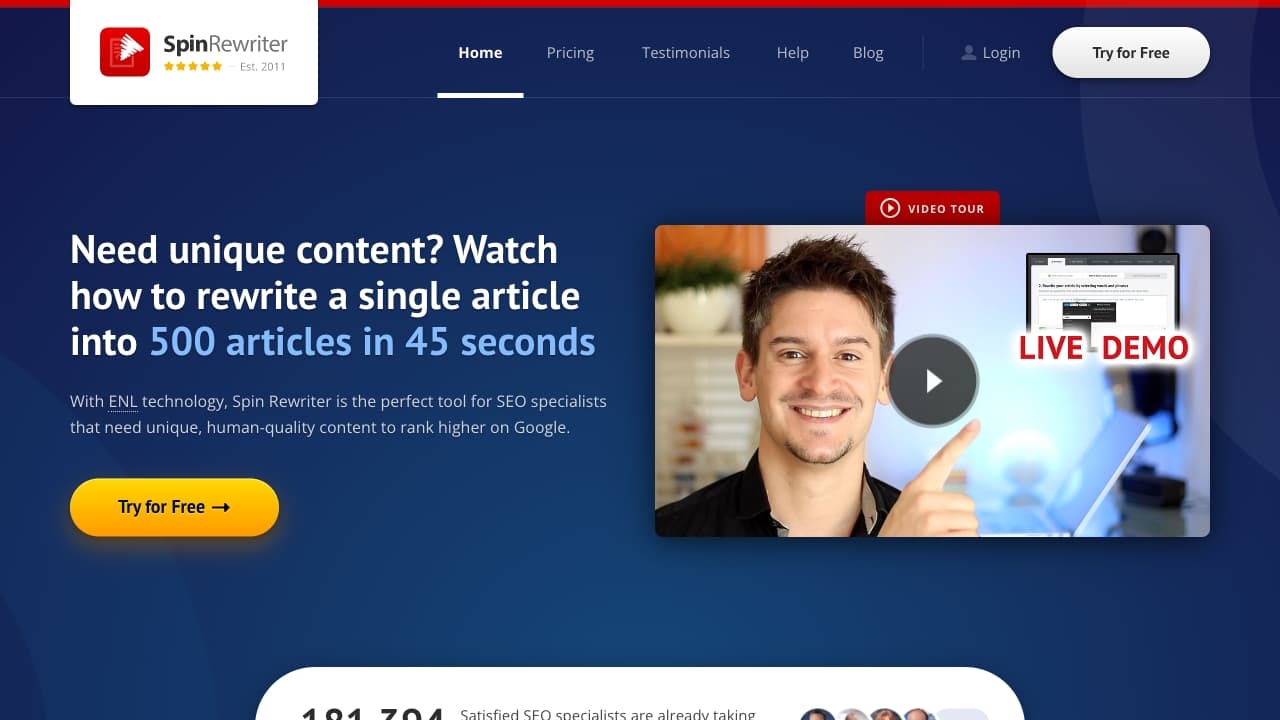 Spinrewriter thumbnail