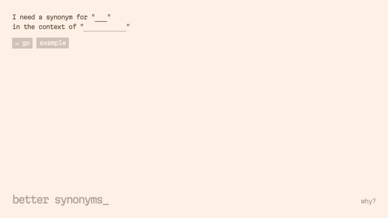 Better Synonyms thumbnail