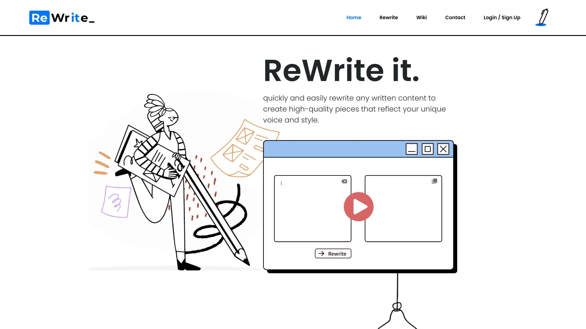 ReWriteIt AI thumbnail