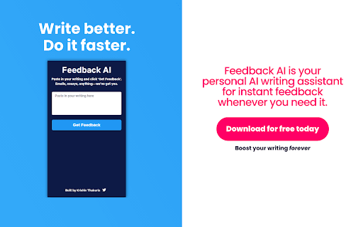 FeedbackAI - AI-powered Writing Assistant thumbnail