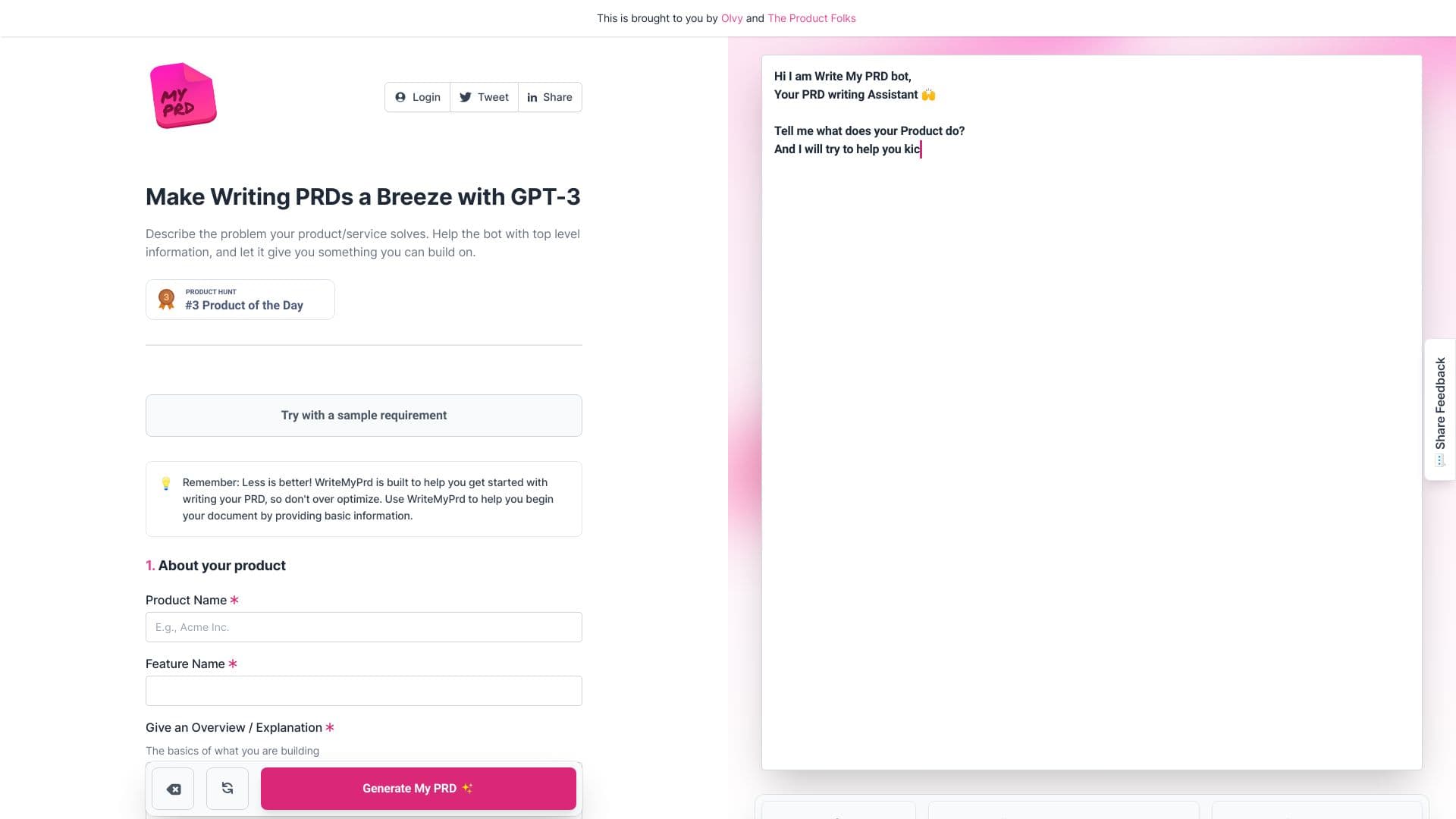 WriteMyPRD thumbnail