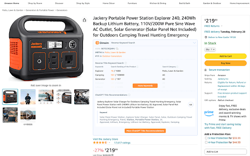 Dimsim - ChatGPT generates titles and listing thumbnail