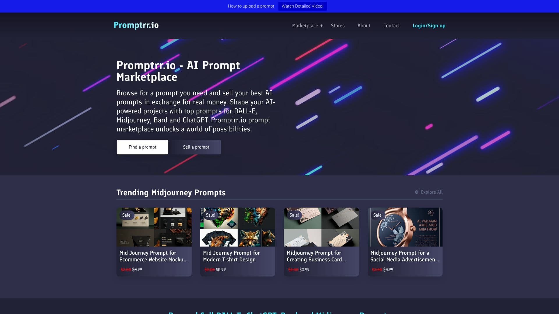 Promptrr - AI Prompt Marketplace thumbnail