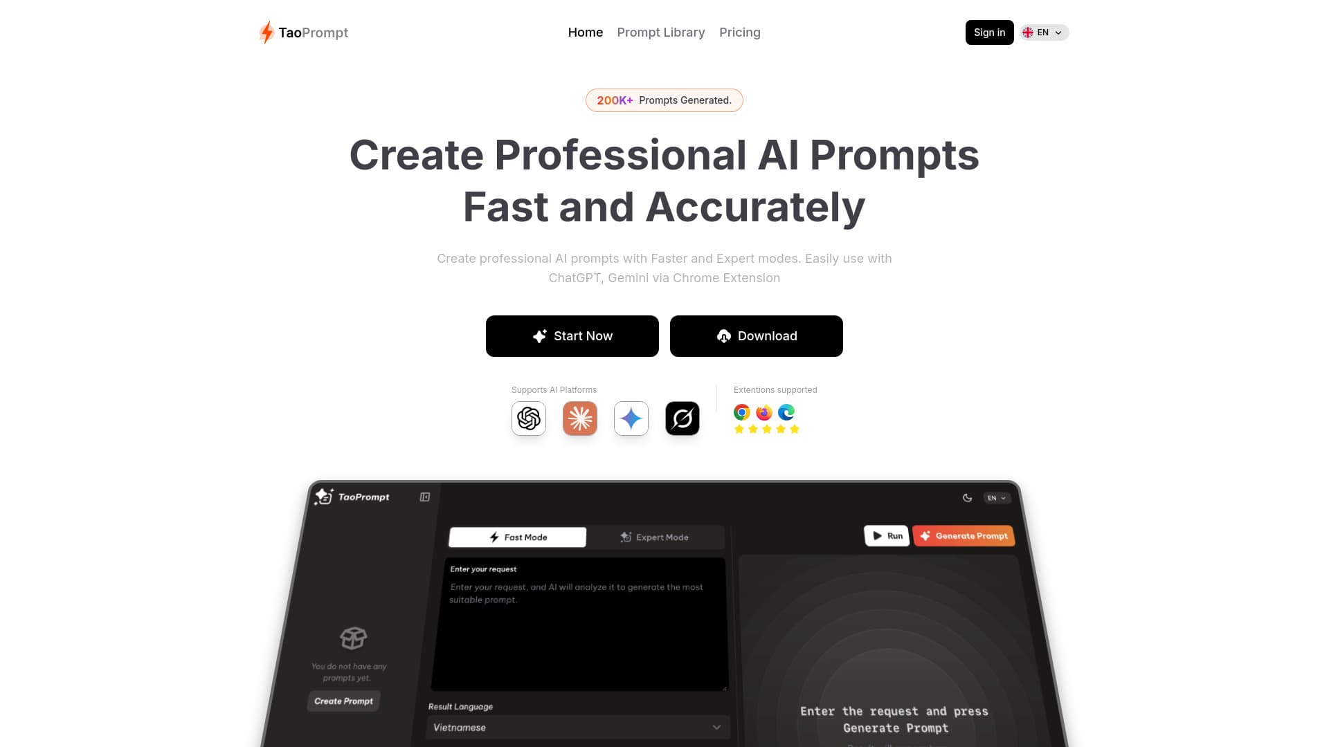 TaoPrompt.com thumbnail