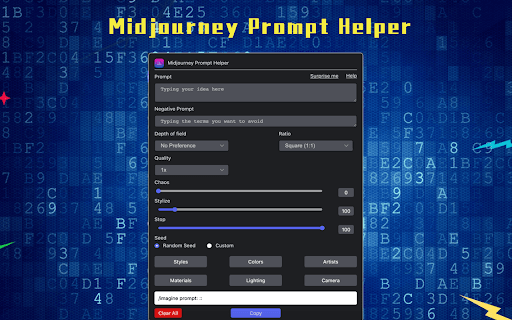 Prompt Tool - Midjourney Prompt Helper thumbnail