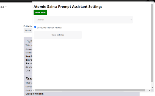 Atomic Gains: Prompt Assistant thumbnail