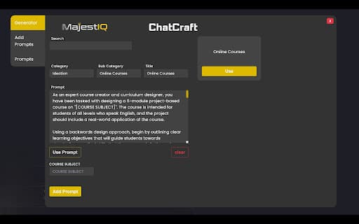 ChatCraft - ChatGPT Prompts thumbnail