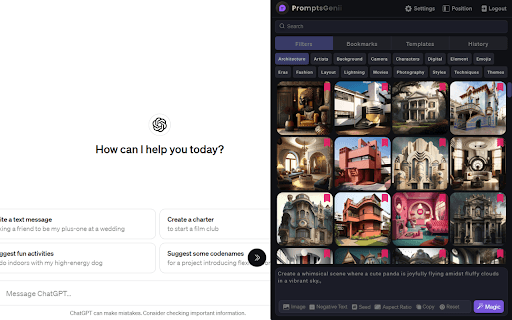 PromptsGenii - AI Image Prompt Generator thumbnail