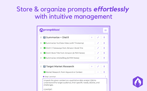 Prompt Blaze — AI Prompt Chaining Simplified thumbnail