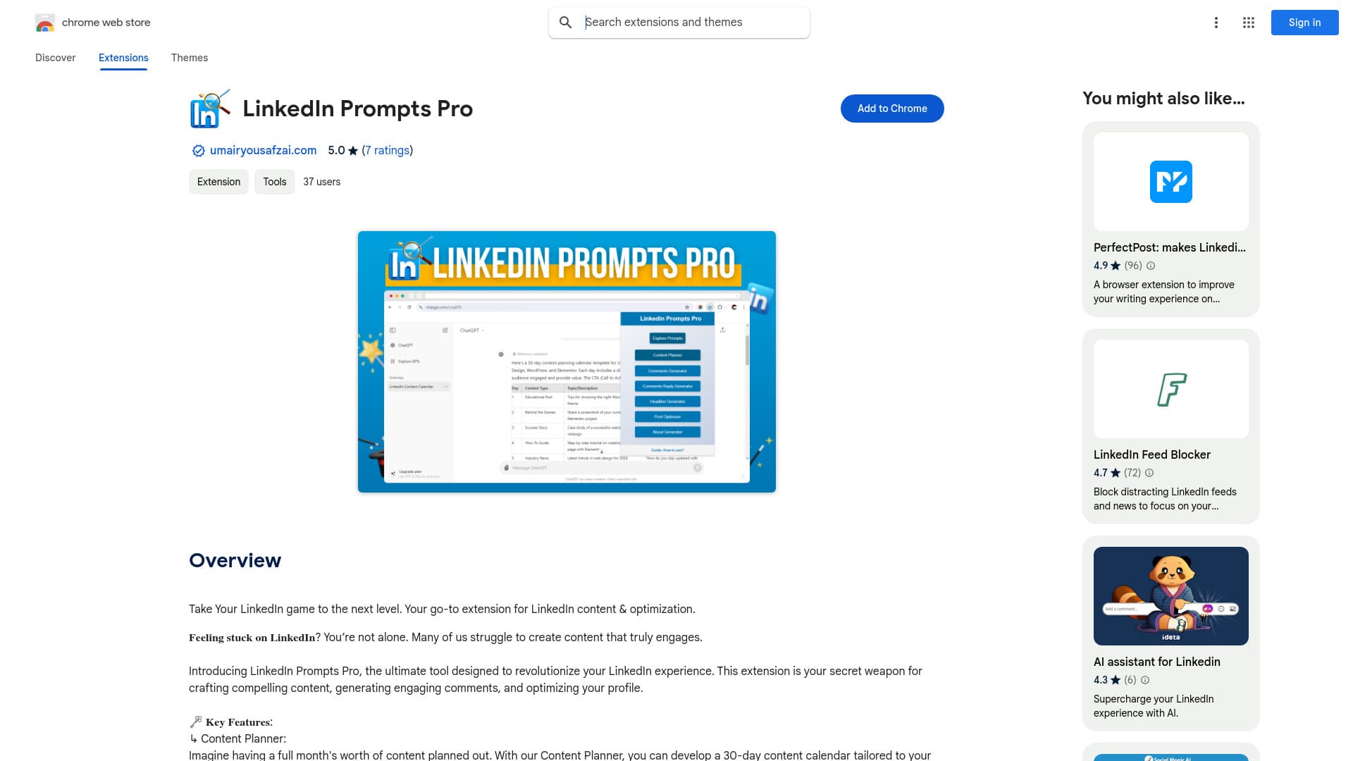 LinkedIn Prompts Pro thumbnail