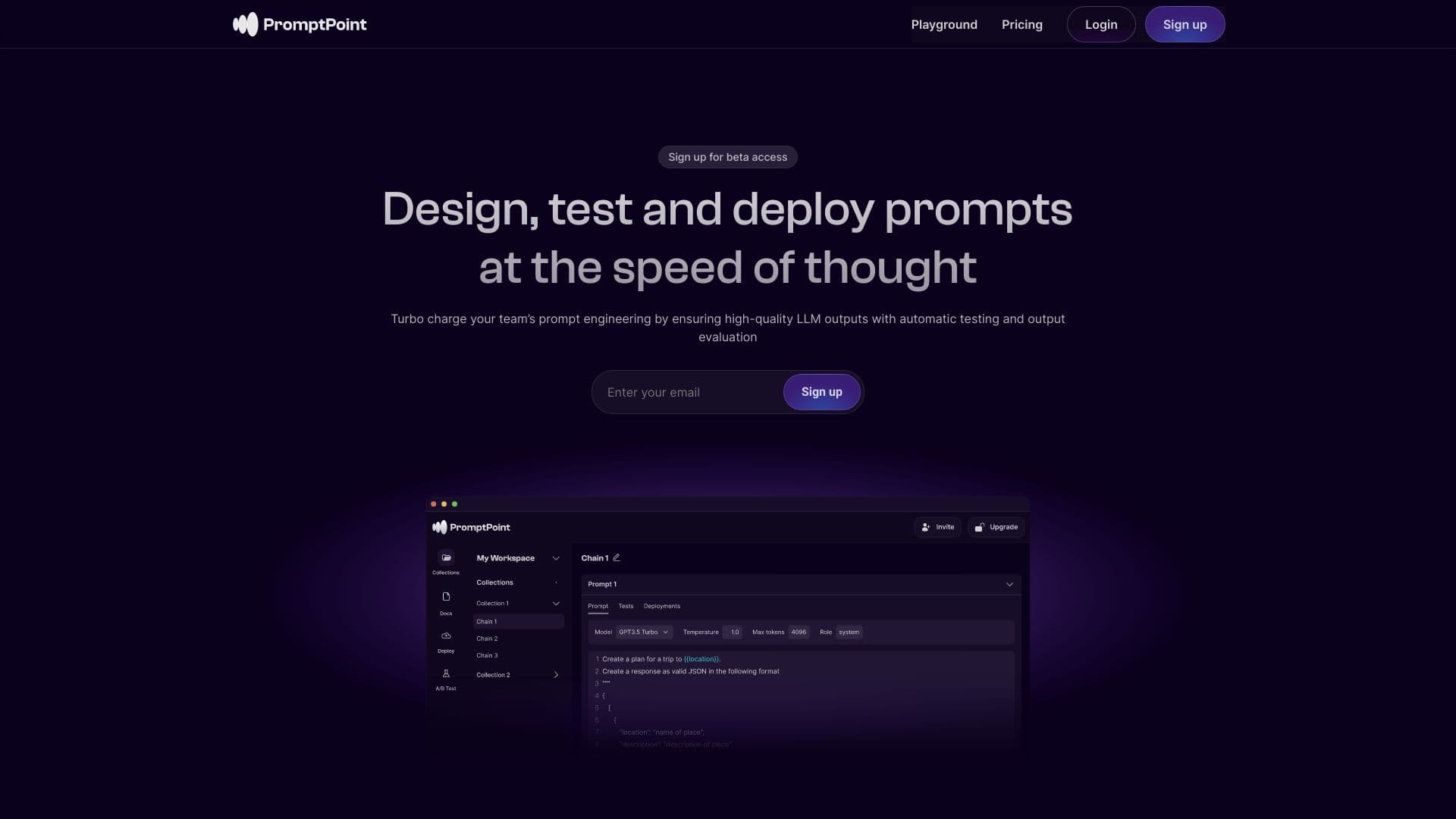 PromptPoint screenshot