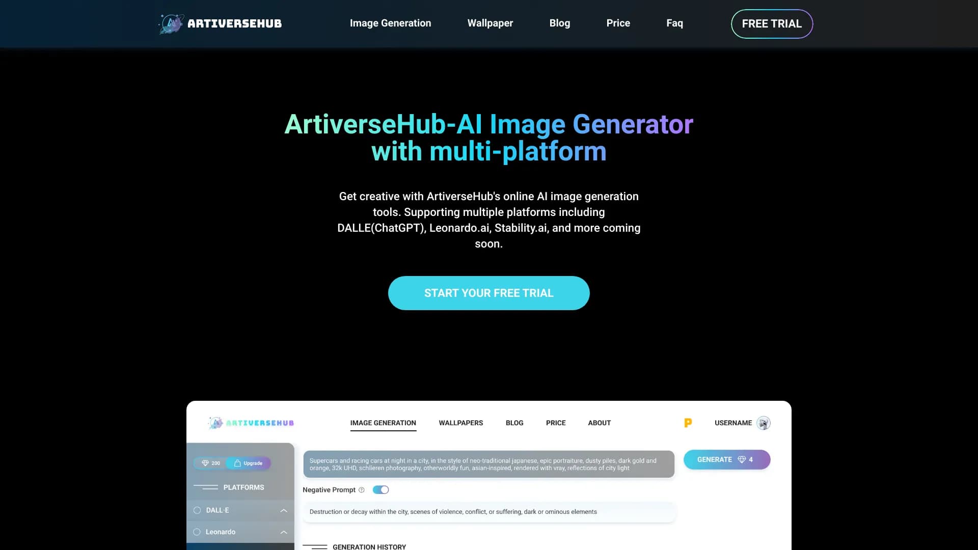 ArtiverseHub AI Image Generator thumbnail