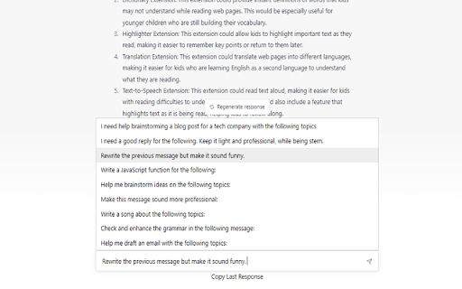 ChatGPT Assistant - Autocomplete Prompts thumbnail