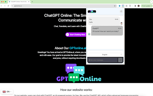 GPTOnline - Free ChatGPT Extension thumbnail