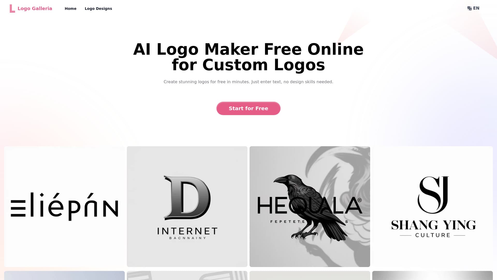 LogoGalleria: AI Logo Maker Free Online thumbnail