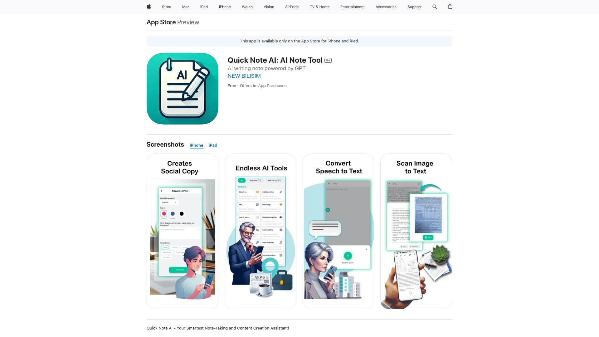 Quick Note AI: AI Note Tool thumbnail