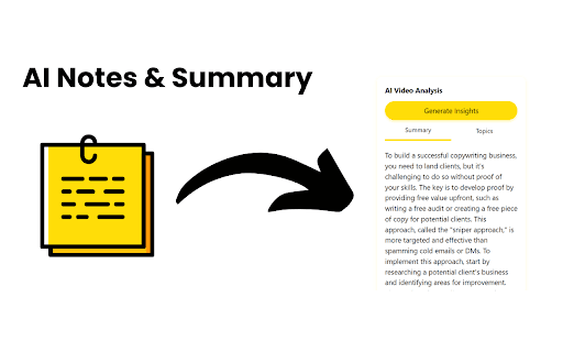 YouTube Transcript AI Extension thumbnail