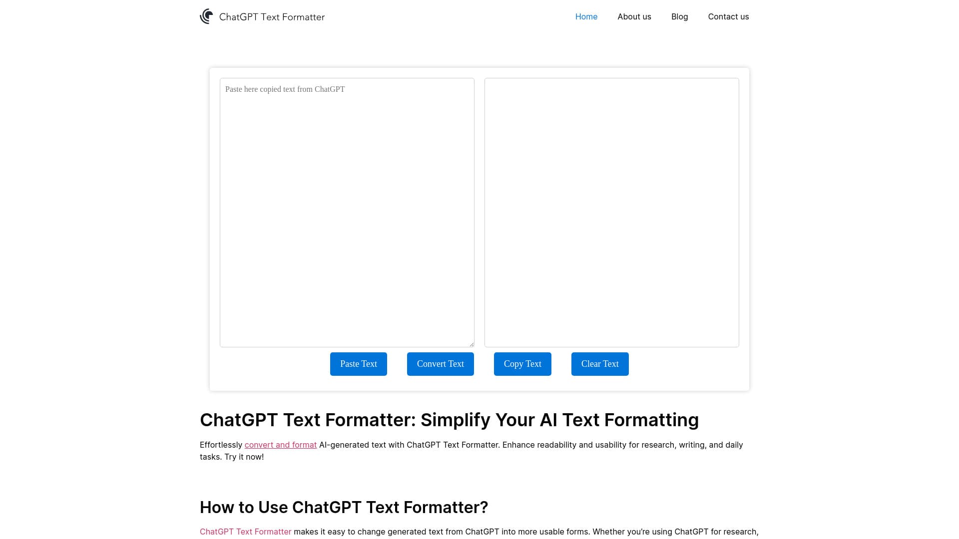 ChatGPT Text Formatter thumbnail