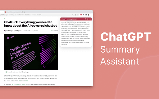 ChatGPT Summary Assistant thumbnail