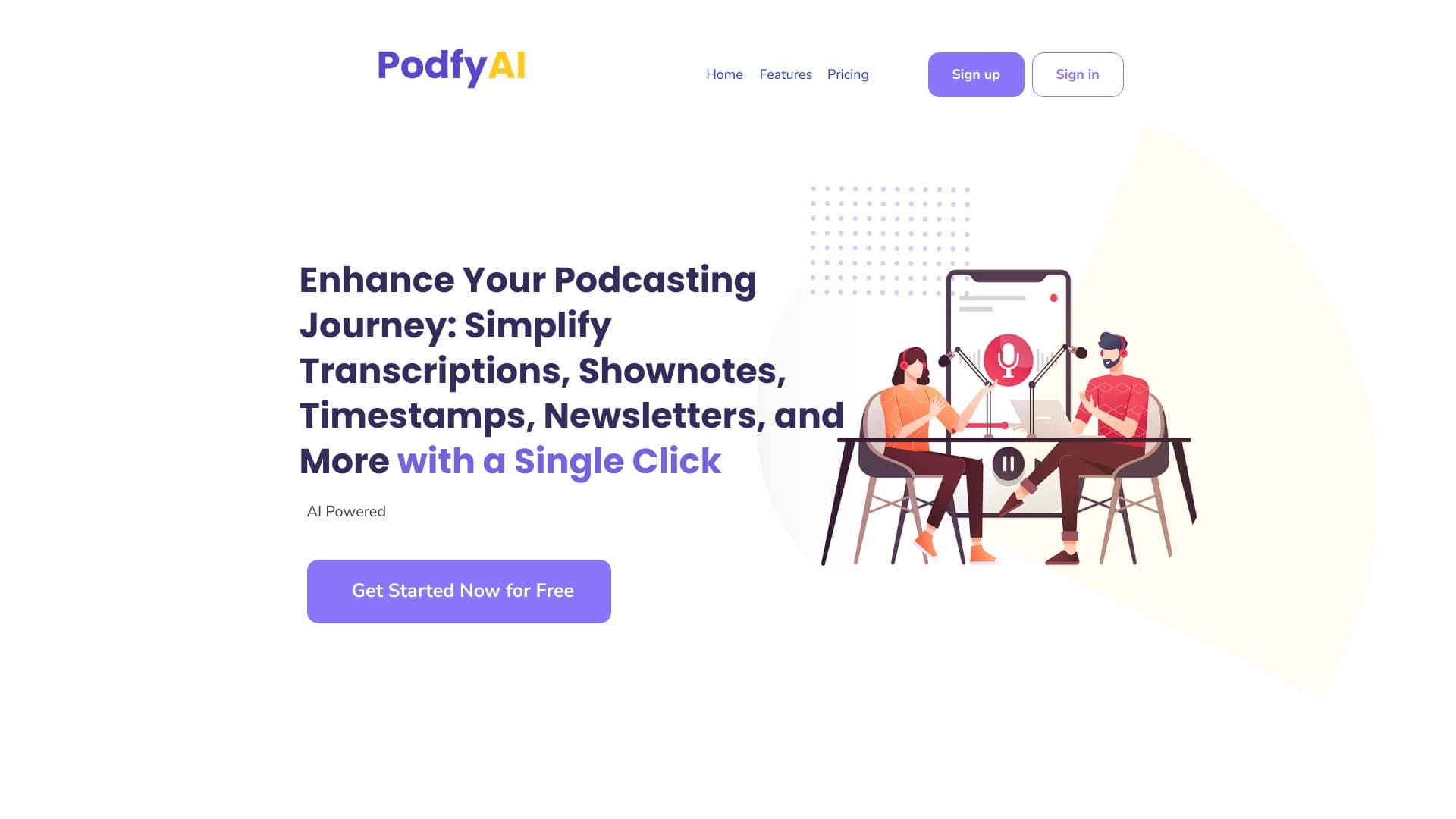 PodfyAI - The Platform for Creators and Agencies thumbnail
