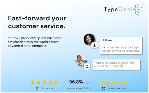 TypeGenie for Zendesk Chat thumbnail