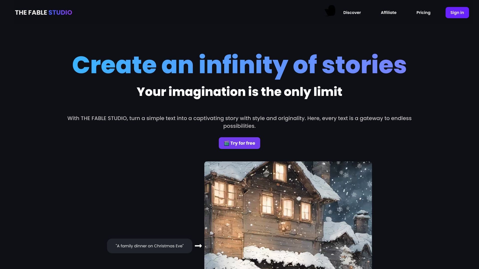 Turn texts into AI-animated stories thumbnail