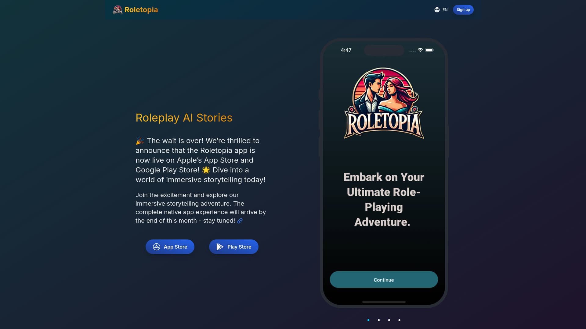 Roletopia: Roleplay AI Stories thumbnail