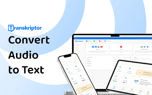 Transkriptor Transcribe Audio to Text thumbnail