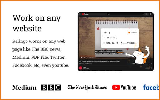 Relingo - Master Words | Bilingual Subtitles | Immersive Translate | Free thumbnail